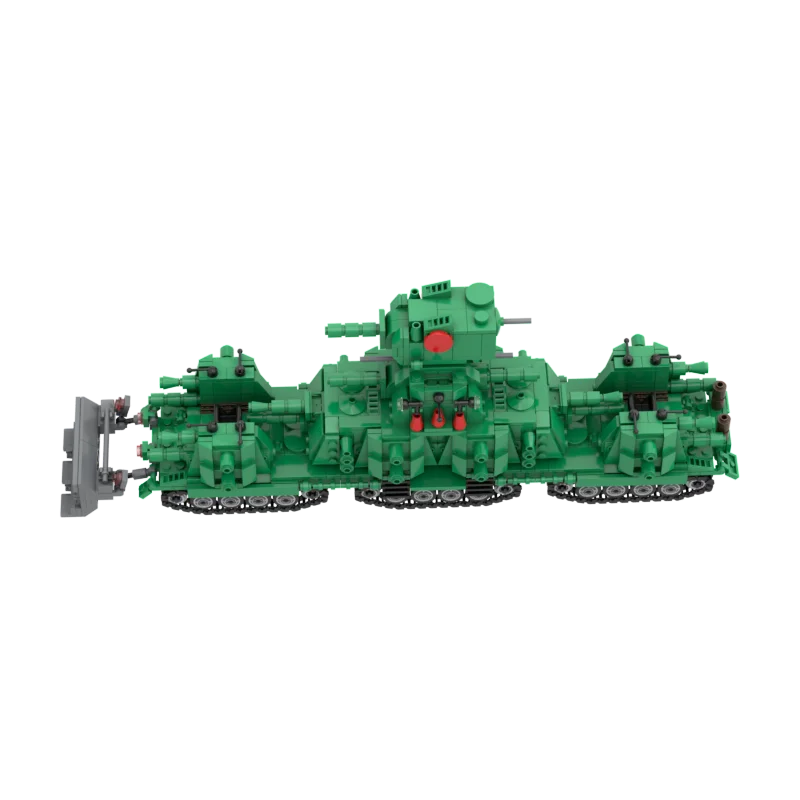 

KV-44 Battle Tank Landcruiser Building Blocks WW2 Military Weapon Bricks Toys Model Army Toys