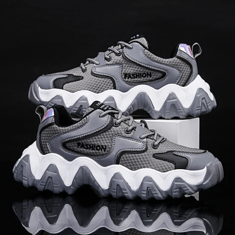 

Men's Casual Shoes Krasovki Male Sneakers Breathable Lace Up Man Footwears Sport Sapato Masculino Comfortable Shoes Ins Hot Sale