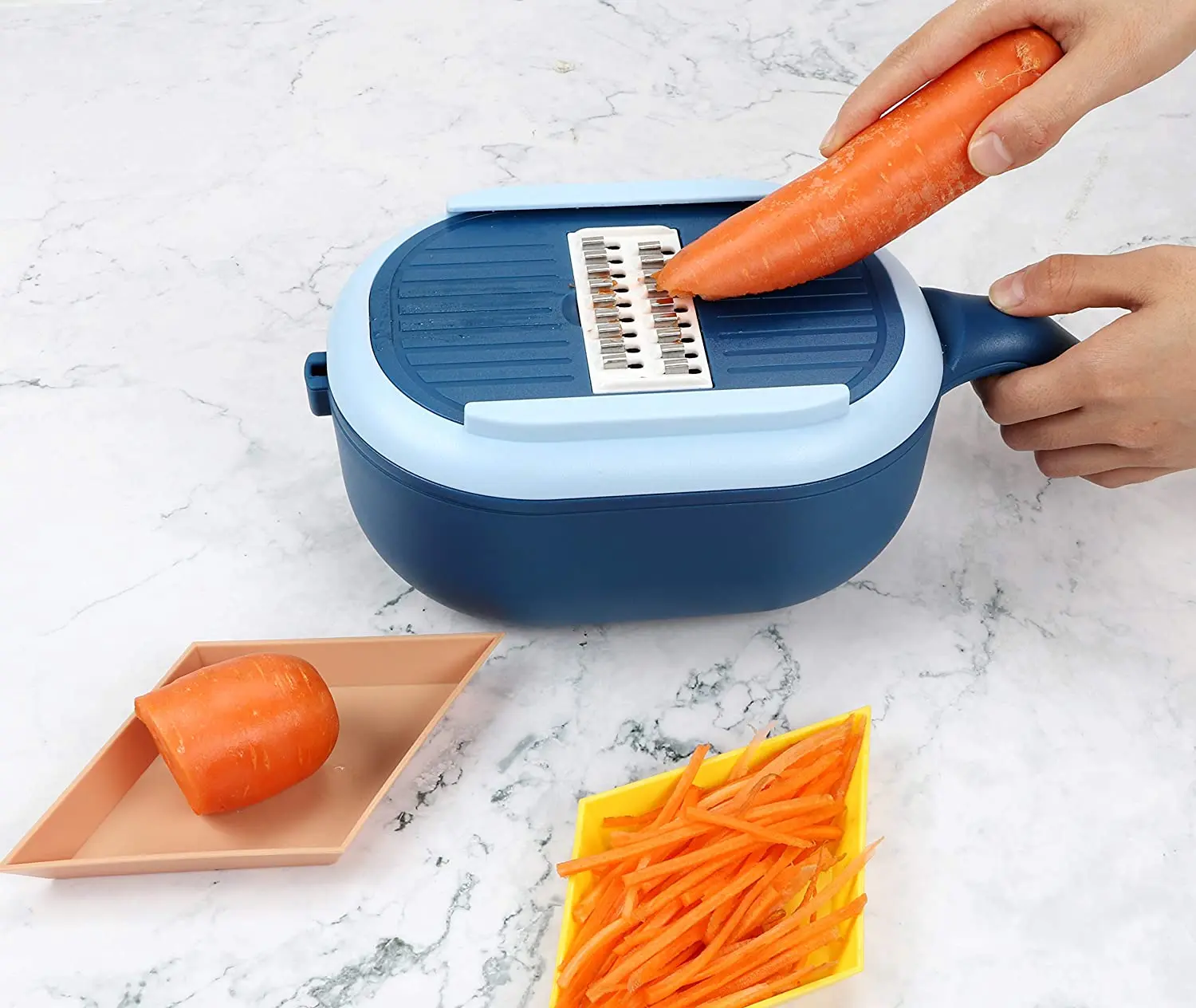 

Multifunctional Kitchen Vegetables Cutter Potato Chips Slices Radish Grater Rotatable Drain Basket For Home Pot Tools Set