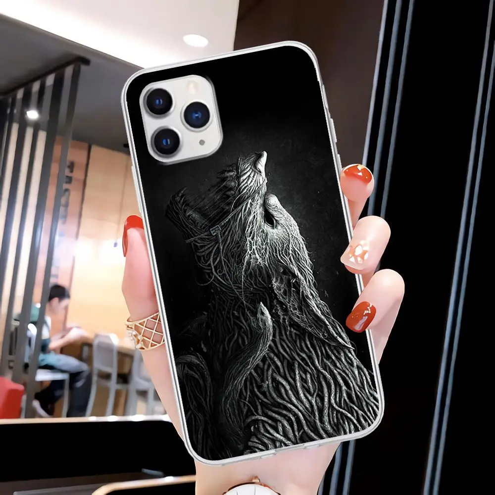 

Viking Vegvisir Odin Nordic Transparent Mobile Phone Case For Iphone 12 11 Pro Xs Max 6s 7 8 Plus Xr Xs X 5s Se 2020 Clear Cover