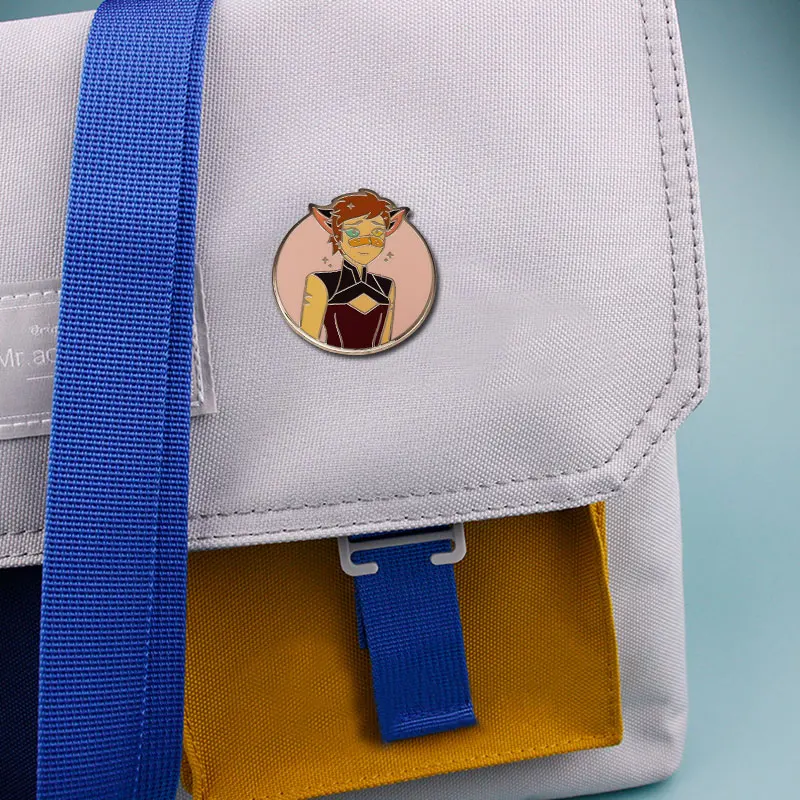 Жесткая эмалированная брошь She Ra 2021 Pins The Princess of Power Catra значки Мультяшные Злодеи