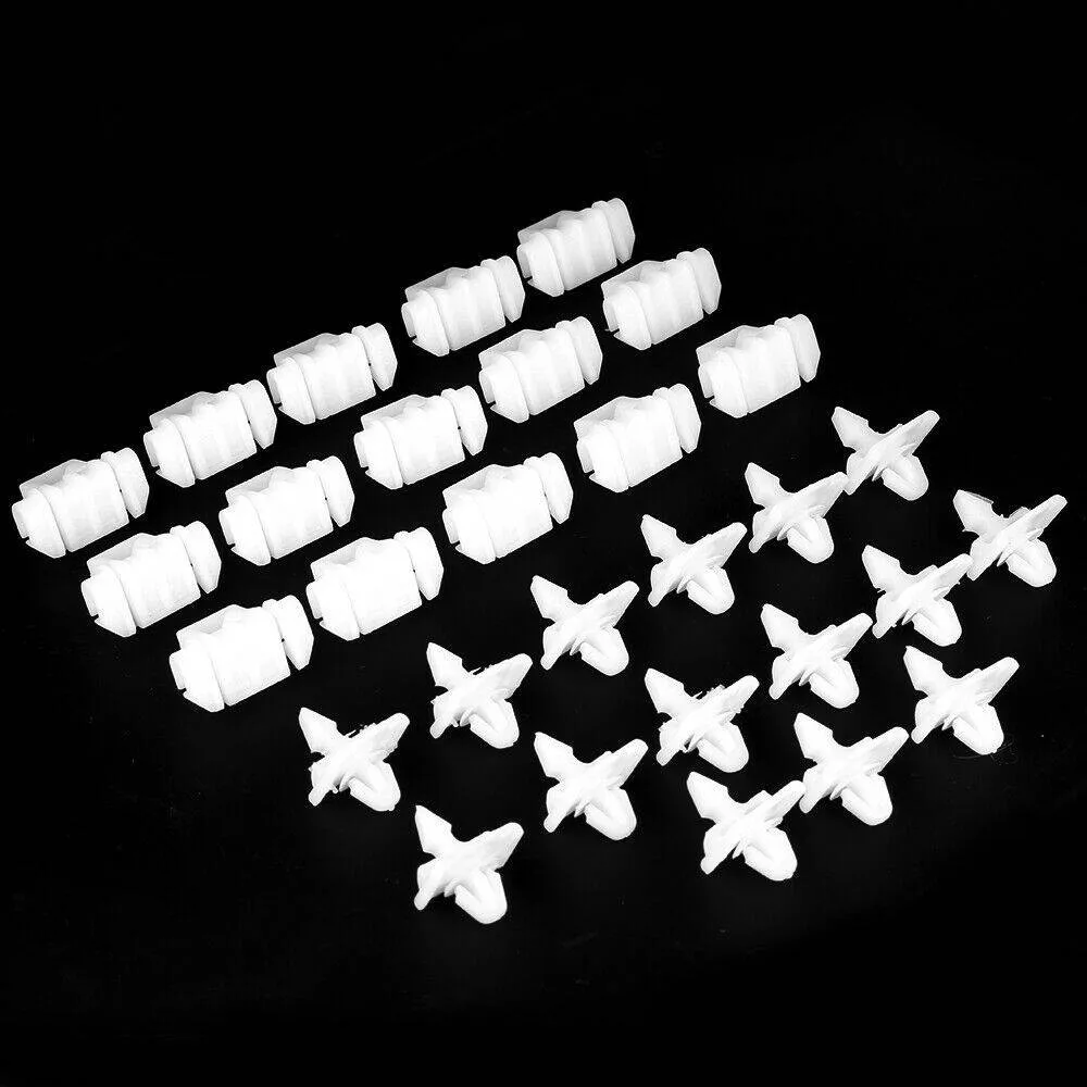 

30 PCS Parts Brackets Clips Planking For Mercedes Sacco 190 W201 W124 A124 S124 Environmentally Friendly Durable Materials