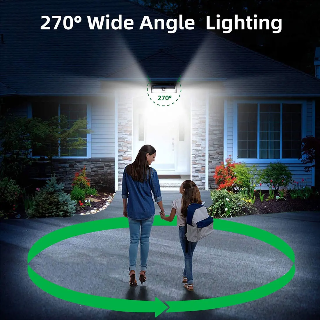 

LED Solar Light Outdoors Sunlight Waterproof Street Exterior Wall Lamp PIR Motion Sensor Night Security Garden Lighting Hot Sale