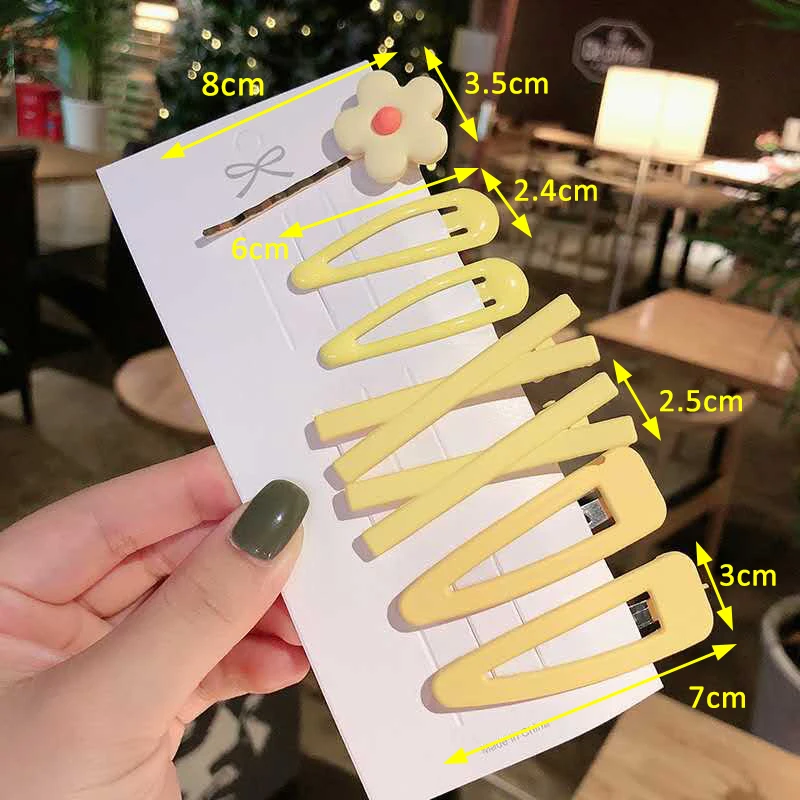 Вопрос 7 шт./компл. красивое платье с цветами для девушек и женщин шпильки девочек