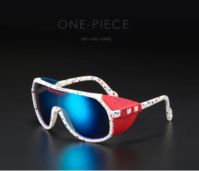 Pit Viper Одна деталь солнцезащитные очки Для мужчин спортивные Съемный унисекс