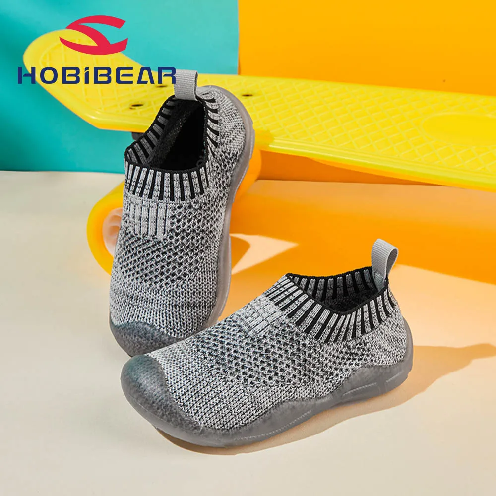 

Baby First Shoes Baby Walkers Toddler First Walker Baby Kids Soft Rubber Sole Baby Shoe Knit Anti-slip Child Sport Shoes