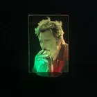 Акриловая Настольная 3D лампа, двухцветный светодиодный ночсветильник, вечеринка Джонни Хелли, атмосферный Декор, подарки, настольная лампа