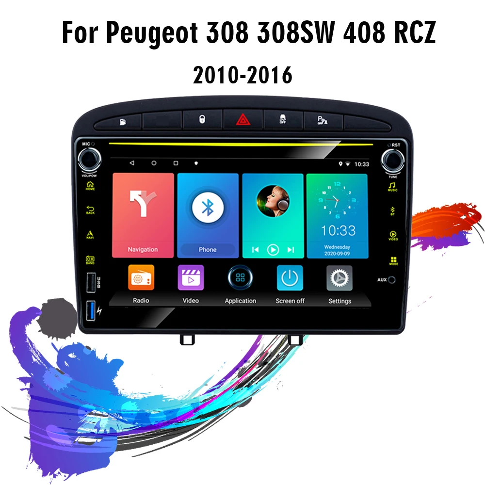 

Eastereggs 8" For Peugeot 308 308SW 408 RCZ 2010-2016 Car Radio Multimedia Video Player GPS Navigation Android 2din NO DVD