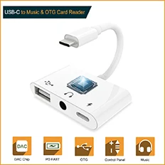 USB C на два типа C разъем для наушников цифровой аудио сплиттер адаптер музыкальный конвертер для пиксельных смартфонов PD кабель для быстрой зарядки