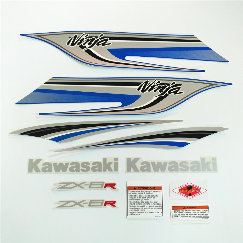 Мотоцикл для Kawasaki NinjaZX6R Ninja ZX6R 09-10-11 2009 2010 2011 полный комплект высокого качества наклейка