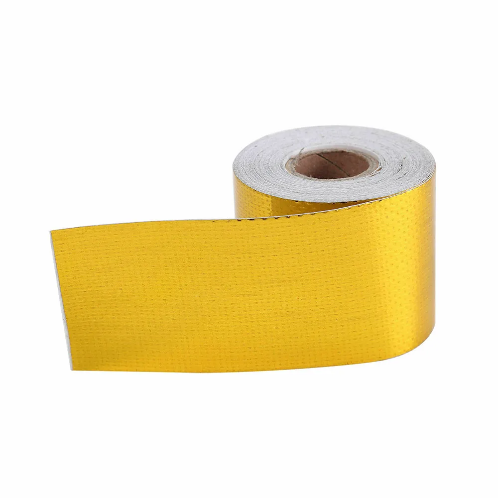 Тепловая выхлопная лента золотого цвета 2 '' воздухозаборный