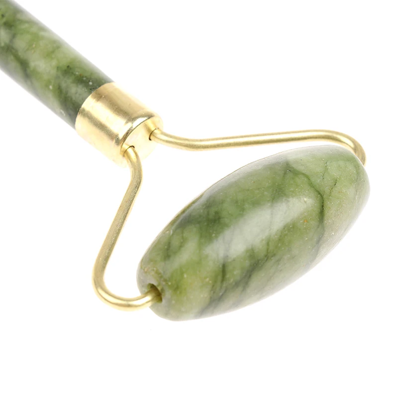

Natural Jade Stone Face Lift Body Skin Relaxation Slimming Beauty Neck Thin Lift Facial Massage Roller Guasha Board Double Heads