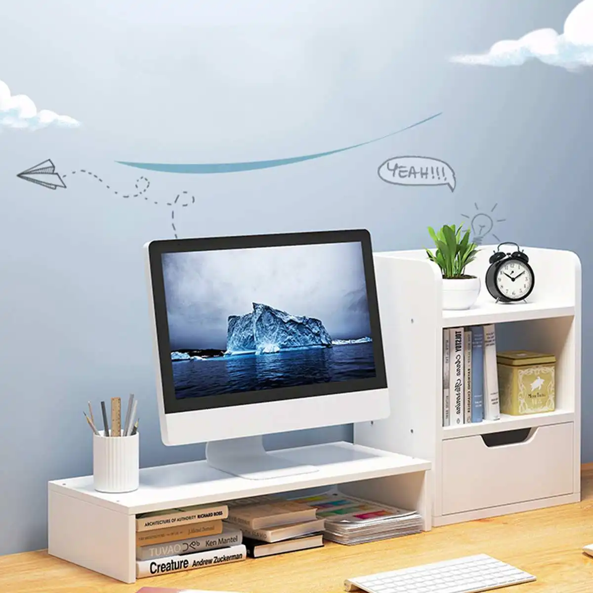 деревянная светодиодная по