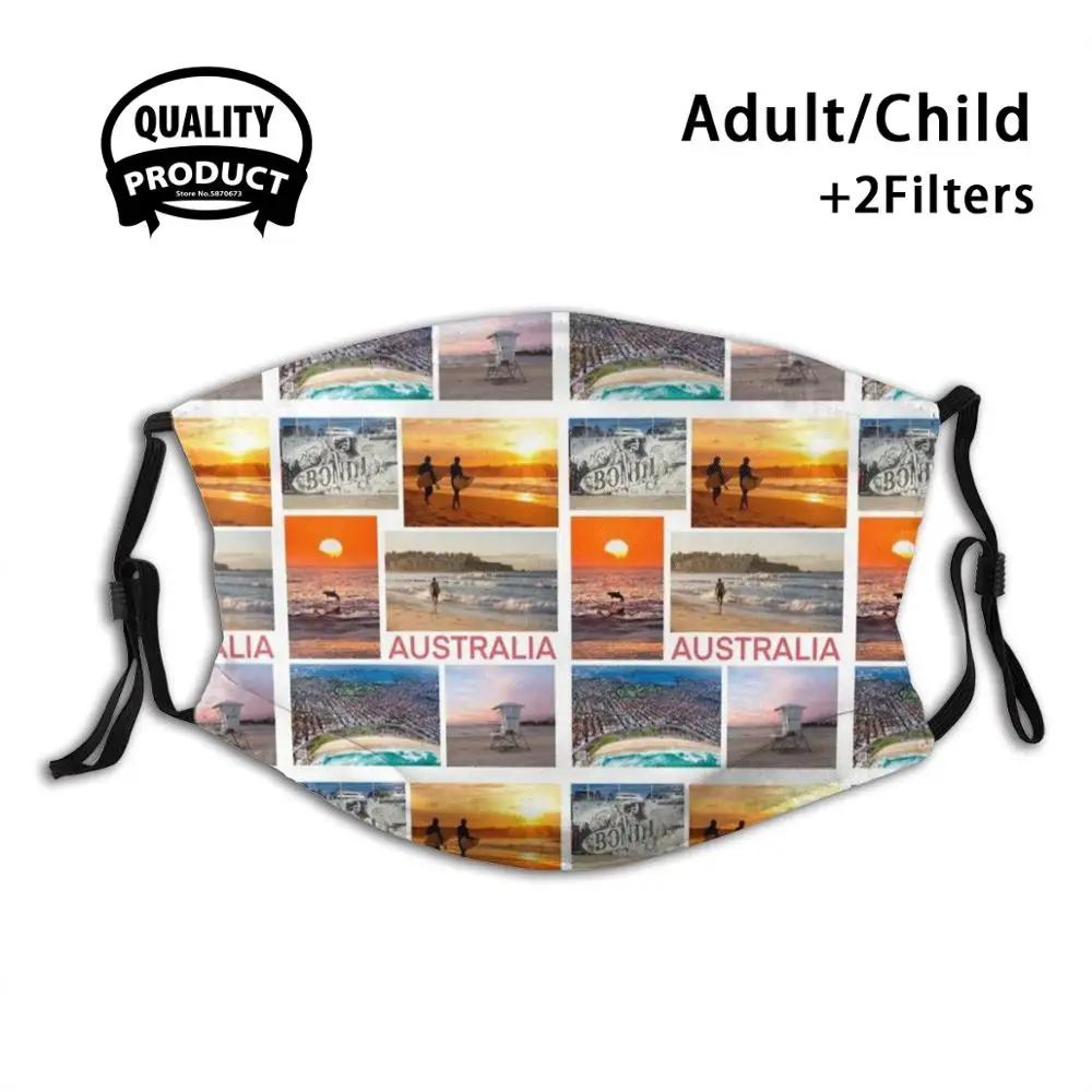 

Australia Reusable Mouth Mask Washable Filter Anti Dust Face Masks Australia Oz Travel Australia Movie Sydney Melbourne Gold
