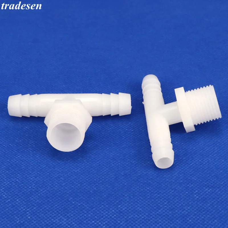 G1/2 To 6~12mm PE Hose Pagoda Connector Aquarium Garden Silicone Tube 3-Way Joints Irrigation Drip Water Pipe Fittings | Дом и сад
