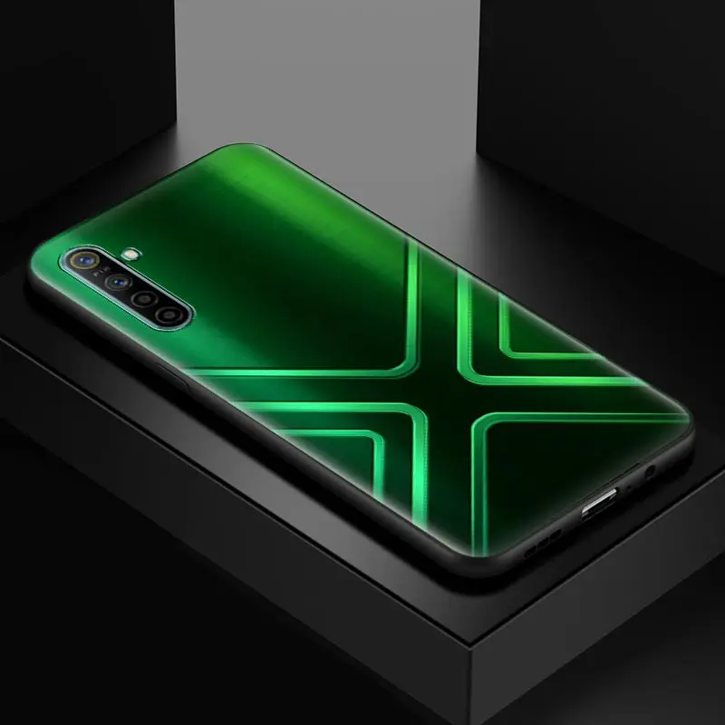 

Dark Brushed Metal Texture Phone Case for Realme Q2 Pro X2 C3 X3 Funda XT 5i 6S X7 C11 X50 5G Silicone Cover Back Coque Caso Bag