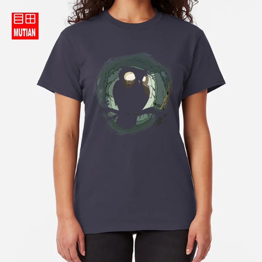 Футболка с изображением Ночной Совы и животных | Мужская одежда