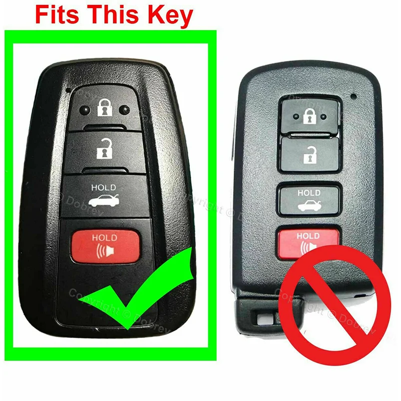 Умный автомобильный брелок для ключей из натуральной кожи с 4 кнопками 1 шт.