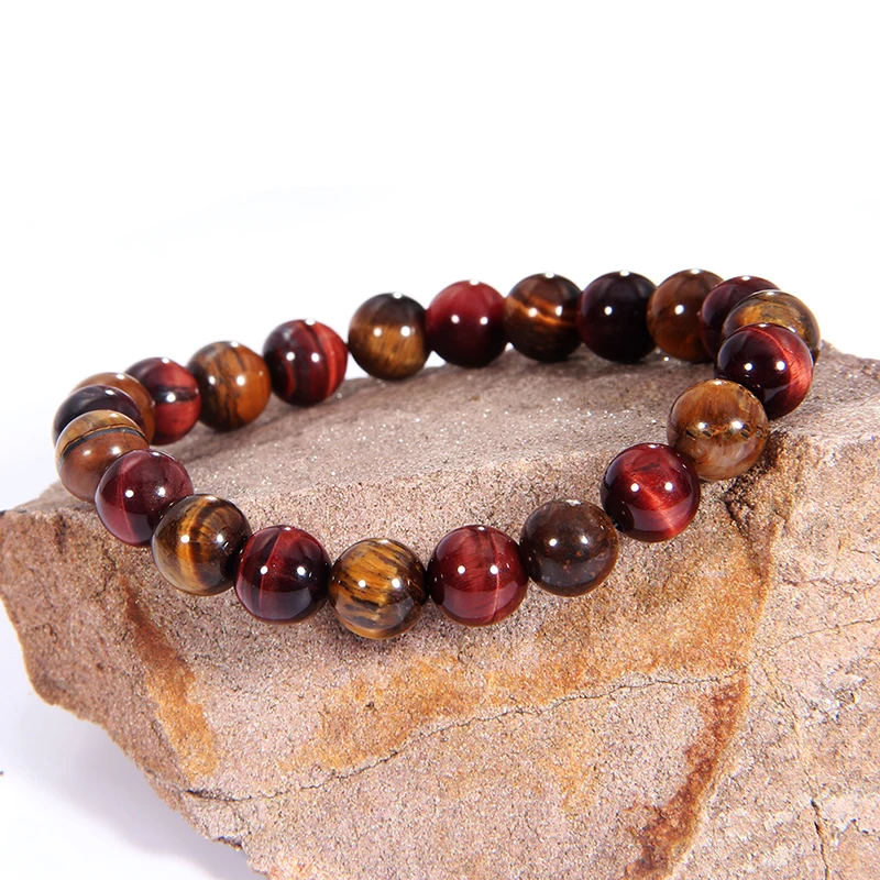 Лидер продаж Модный Красочный браслет jinzeyi с натуральным тигровым глазом и
