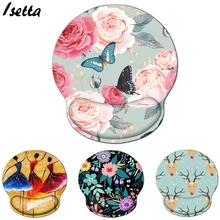 Wrist Mouse Pad Memory Foam Non Slip Mouse Pad and Keyboard Wrist Rest Support for Office Computer Laptop Gaming
