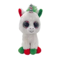 new 6 ty big eyes beanie boos candy cane the unicorn 15cm big eye plush stuffed animal collectible toy christmas gift for kids