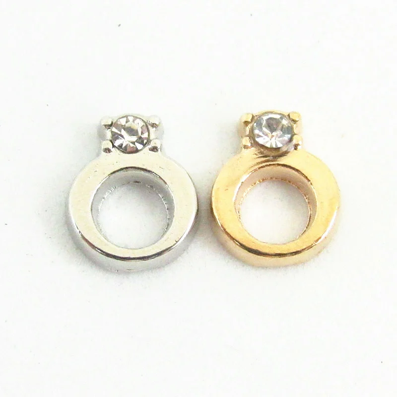 Розочка с бриллиантами для серебряного и золотого кольца подходит для создания украшений Живая Память.