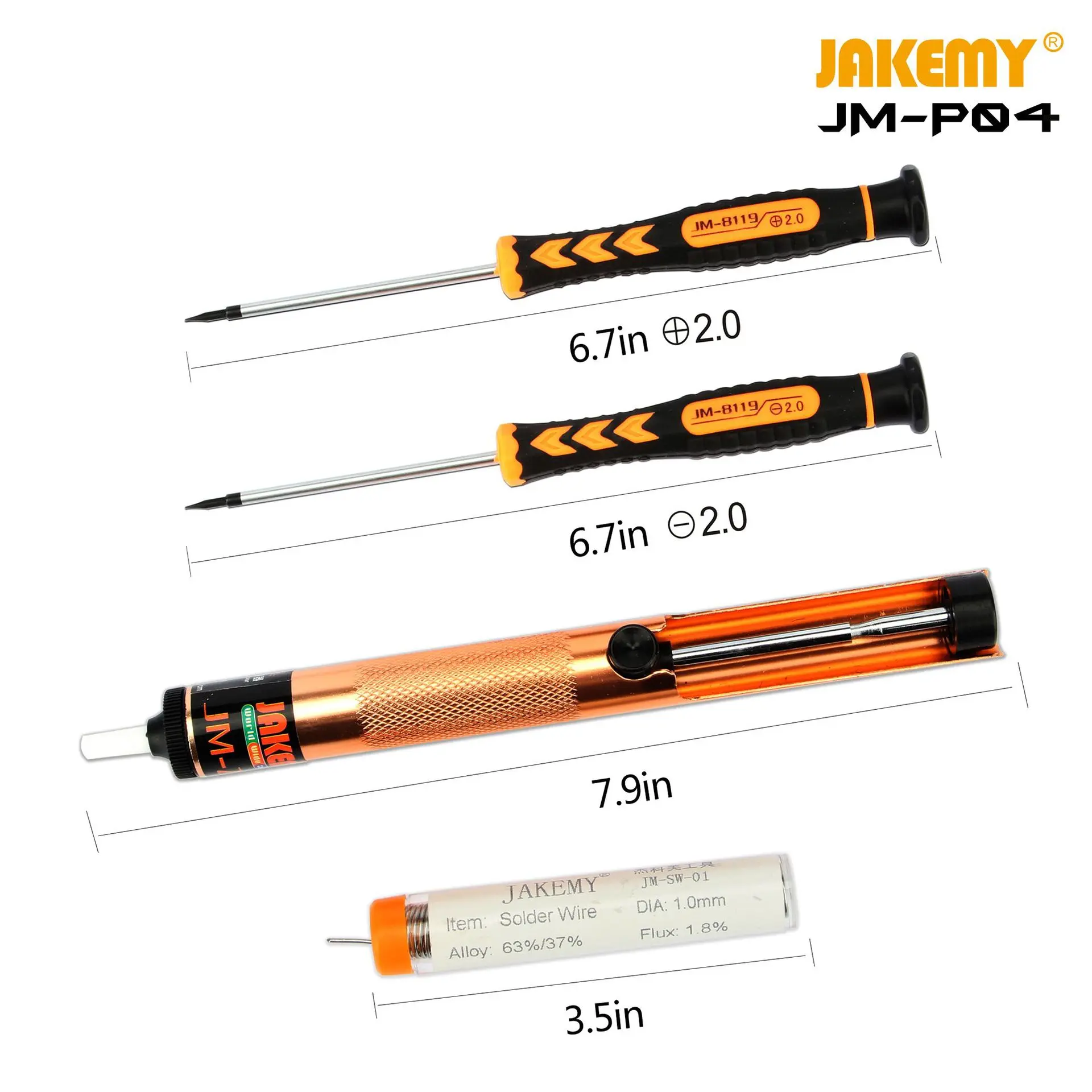 30 Вт Jakemy JM-P04 DIY сварочный паяльник Набор инструментов Электрический паяльник(вилка США) и Набор отверток Phillips& пинцет