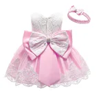 Lawadkaлетнее платье для маленьких девочек; Кружевные платья принцессы для новорожденных; Вечерние костюмы для первого дня рождения; Вечерние платья для малышей