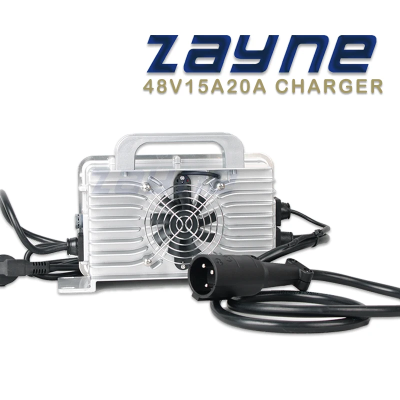 

48V15A20Amp AGM Lead Acid battery charger Club Volt Golf Carts with six 8v batteries The also works with with four 12v batteries