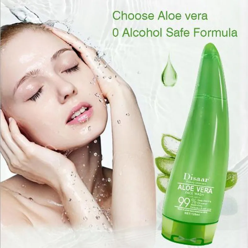 

Aloe Vera 92% Foam Facial Cleanser Shrink Pores Oil Control Moisturizing Acne Blackhead Removal Hydration Cleansing Skin Care