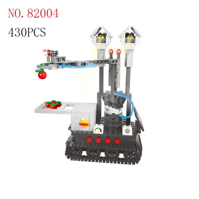 

82004 430PCS Big Fruit and vegetable picking machine Building Blocks high-tech farming machine Bricks Toys For boys Gift