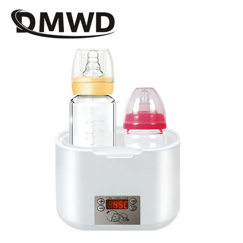 

Newborn Baby Feeding Milk Heater Electric Thermal Heating Hot Breast Milk Double Bottle Warmer Eggs Boiler Cooker Food Steamer