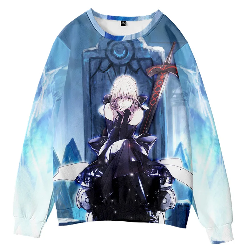 Костюм для косплея Fate stay night рубашка с длинным рукавом зимние пуловеры шерстяным