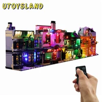usb powered led lighting kit for diagon alley 75978 led included only no kit remote control sound and light custom music