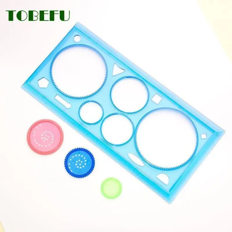 Многофункциональный пазл для рисования Геометрическая линейка спирографа