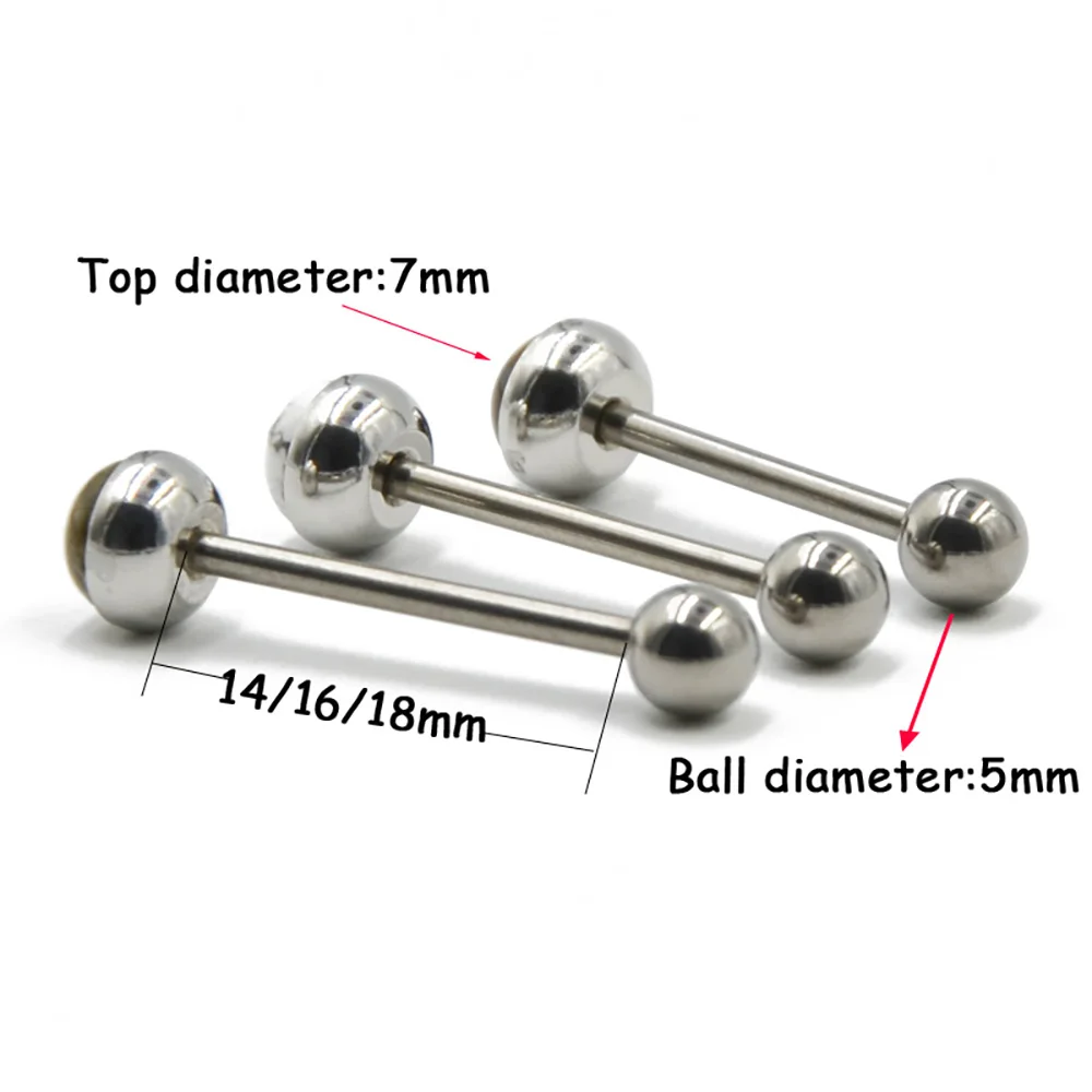 10 шт./лот оптовая продажа аметистовый камень штанга для языка G23 титановый