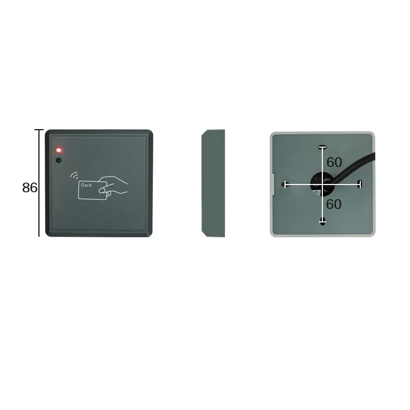 13 560 МГц 125 кГц IC считыватель ID карт rs485 WG26 RS232 выход управление доступом