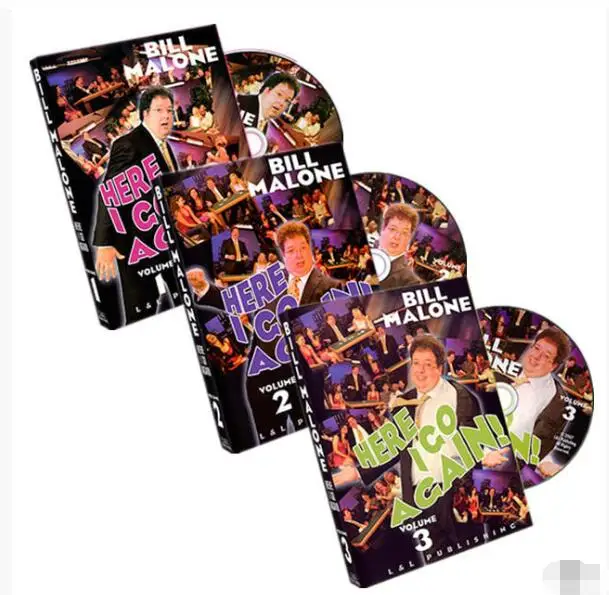 

BILL MALONE - ON THE LOOSE(1-4) , Bill Malone - Here I Go Again (1-3) , Bill Malone - Malone Meets Marlo(1-6) Magic tricks