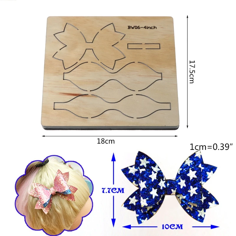 

Bow Bowknot Wooden Cutting Dies Stencil DIY Scrapbooking Album Stamp Paper Card Embossing Craft Decor Aceessory
