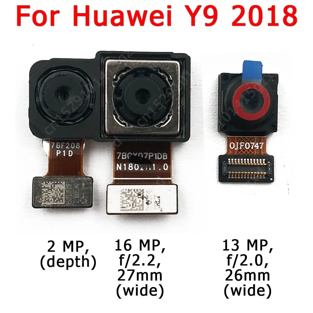 Оригинальная передняя и задняя камеры для Huawei Y9 Prime 2018 2019 Y9s модуль основной