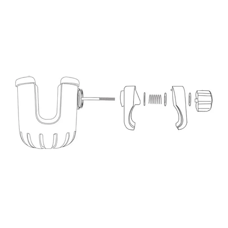 

Universal Stroller Cup Holder Bottle Rack Fit Pushchair Prams Crib Bicycle Buggy DXAD