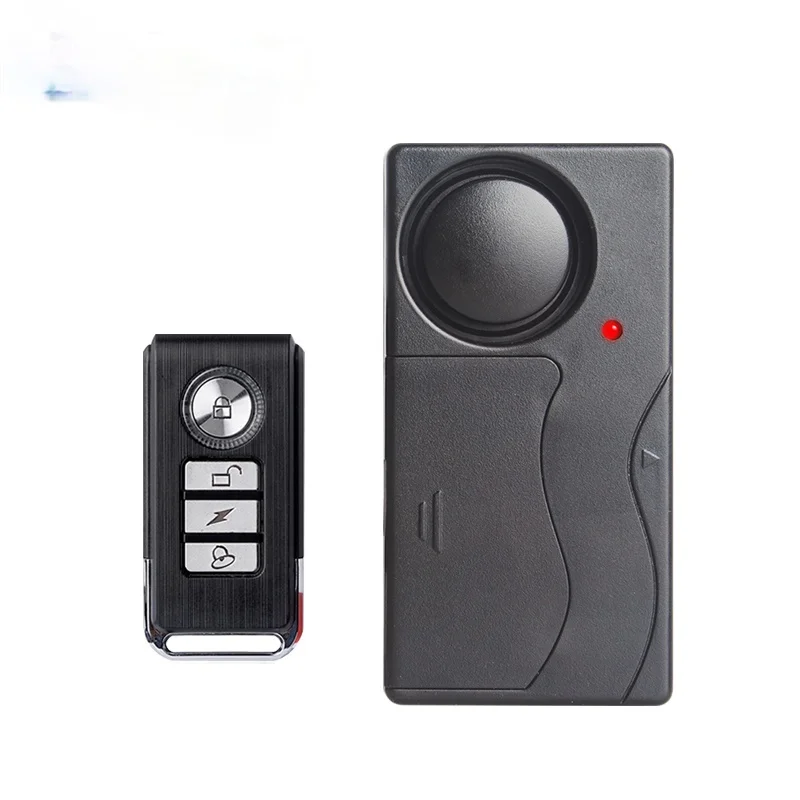 

Home Security Wireless Remote Control Vibration Motorcycle Bike Door Window Detector Burglar Alarm