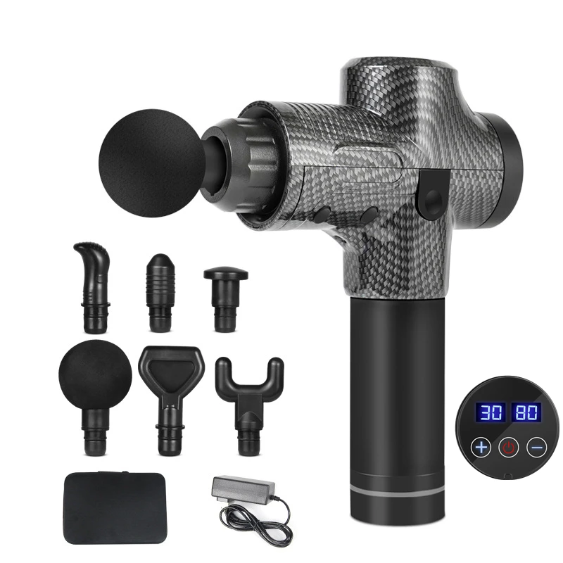ЖК дисплей Дисплей массаж мышц пистолет электрическое устройство для глубокой