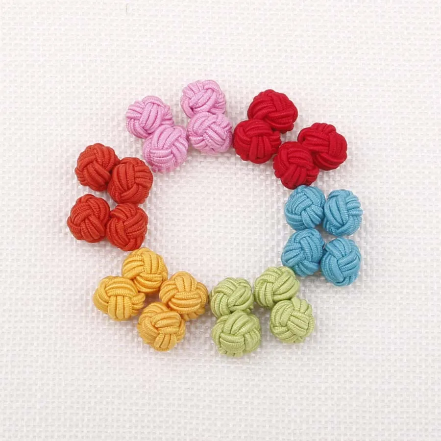 Linbaiway запонки с двумя веревками и узлом новинка смешанные плетеные эластичные