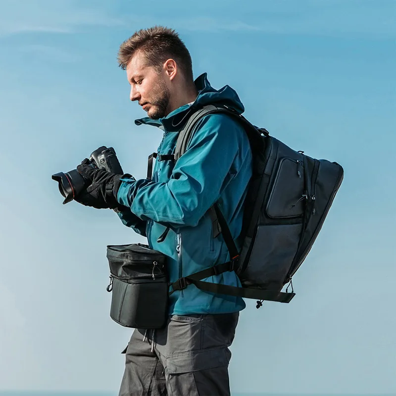 Рюкзак PGYTECH OneMo 25 л + сумка через плечо сумерки черная для зеркальной камеры Canon Nikon