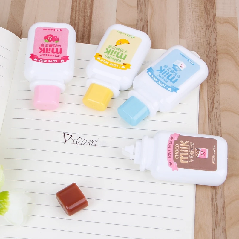 Корректирующая лента канцелярские товары мультяшный стиль бутылки молока