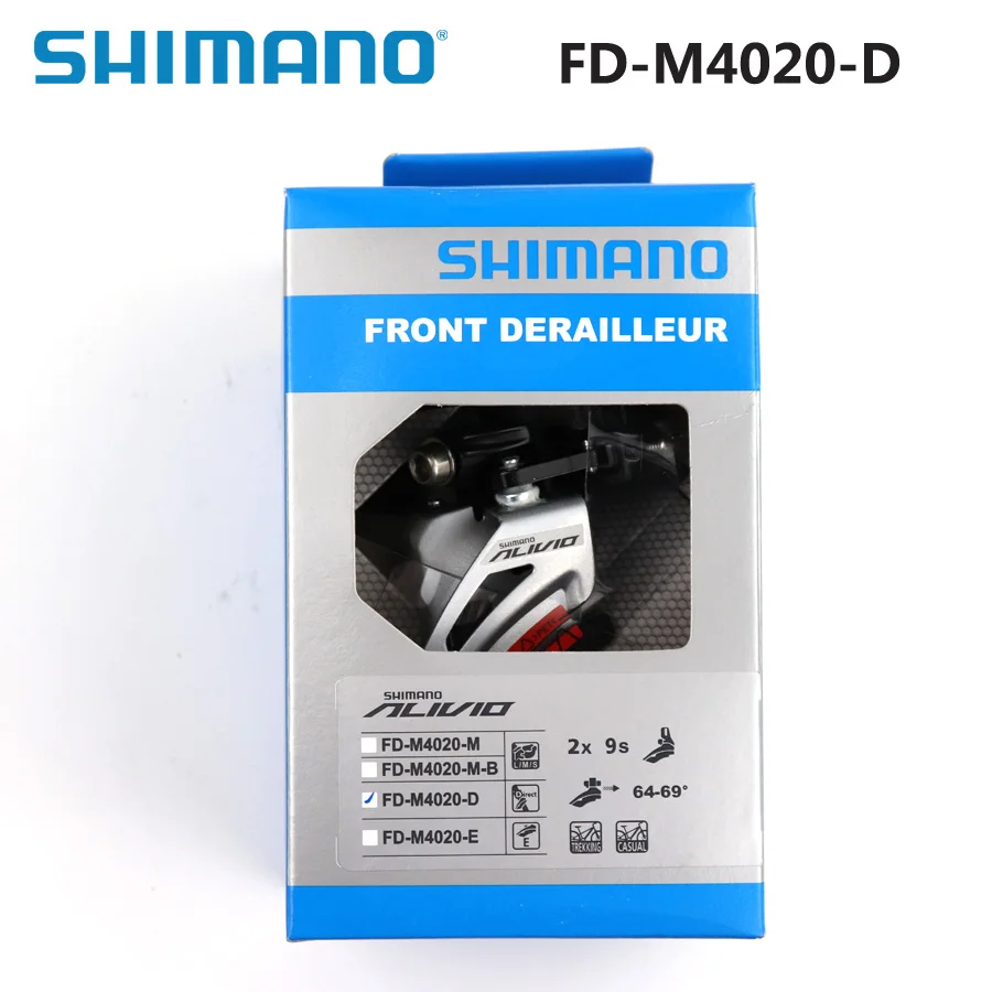 SHIMANO ALIVIO FD-M4020-D/E 2x9 скоростной боковой качели передний переключатель для