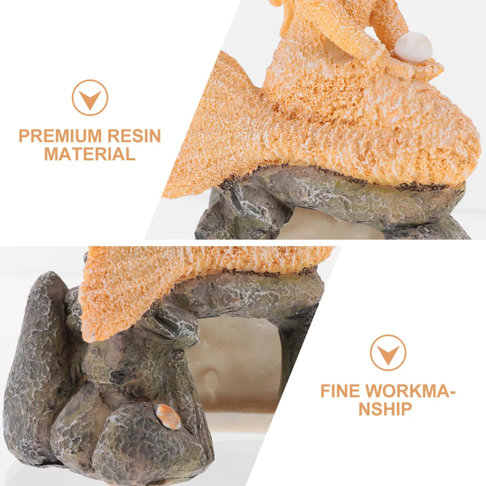 

1Pc Aquarium Mermaid Statue Resin Adornment Fish Tank Underwater Ornament Prop
