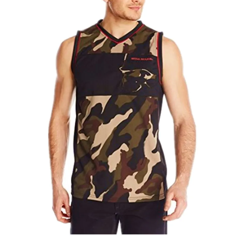 Мужская камуфляжная сетчатая майка для мотоцикла (бракованный)|mesh tank|usa tankcamouflage