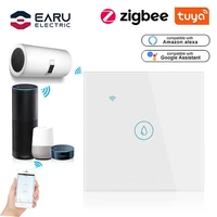 eu zigbee smart timer glass panel boiler water heater wall touch switch smart life tuya app voice remote control alexa